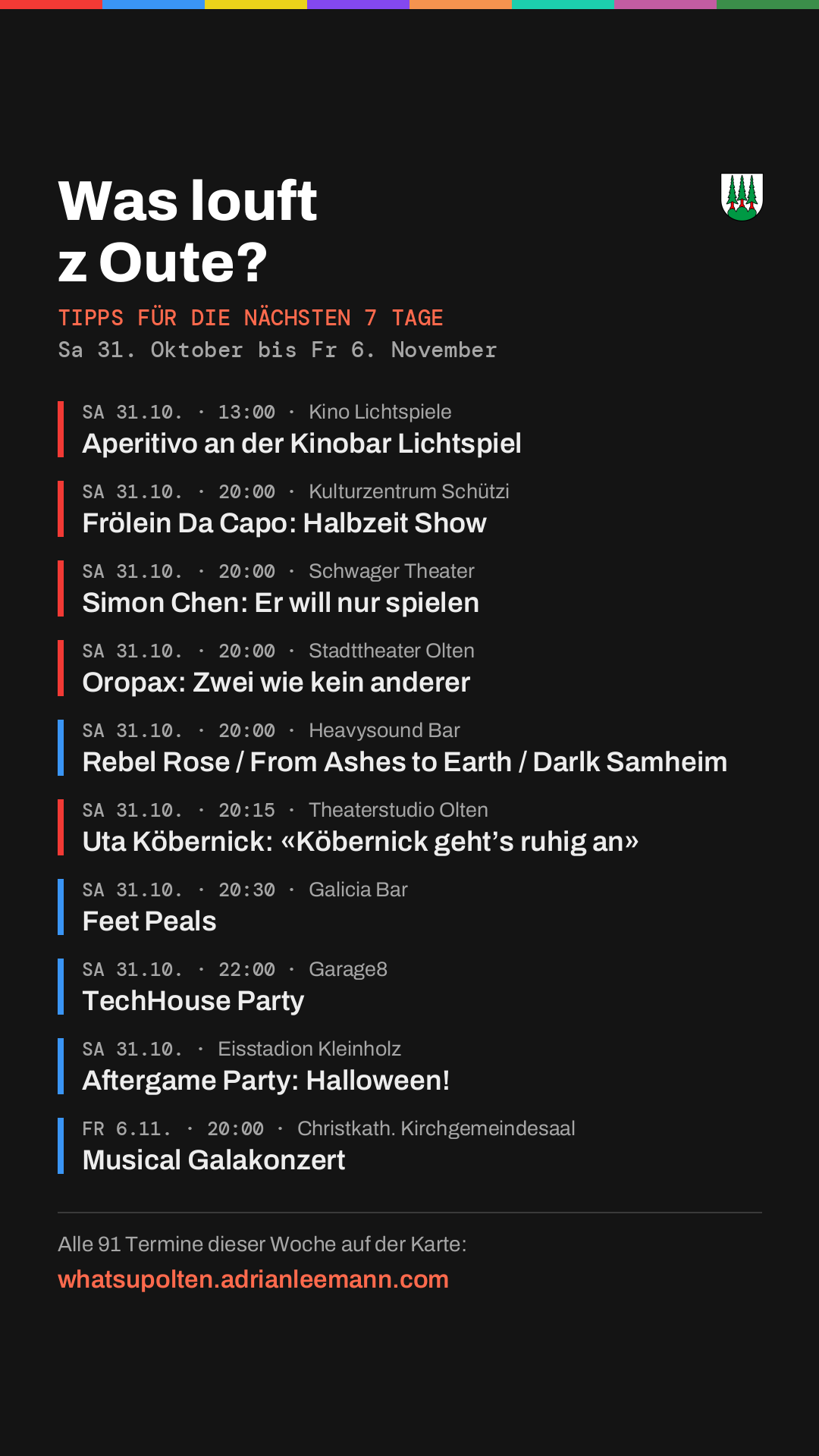 Wochenbild für Story und WhatsApp-Status
